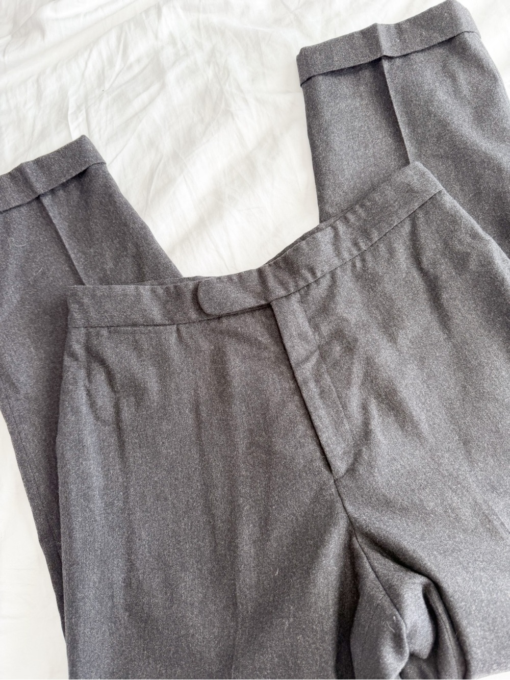 Vintage Ralph by Ralph Lauren 100% Wool Women’s Trousers - Dark Gray